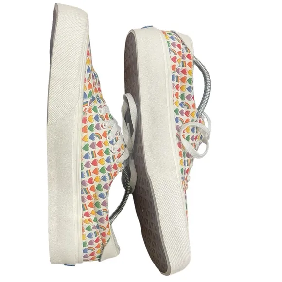 Straye men’s rainbow 🌈 global penetration love wins pride lace up shoes Sz 11.5