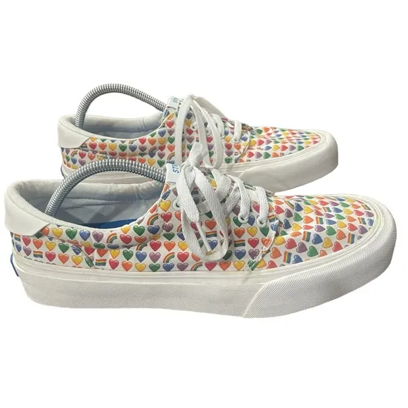 Straye men’s rainbow 🌈 global penetration love wins pride lace up shoes Sz 11.5
