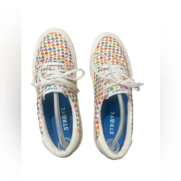 Straye men’s rainbow 🌈 global penetration love wins pride lace up shoes Sz 11.5