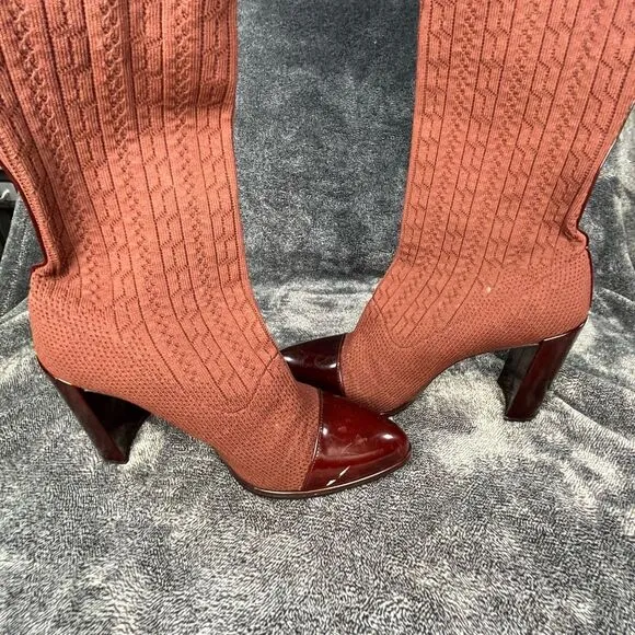 Stuart Weitzman Leather Upper Thigh- Hogh boot Women size Xl- Us 6.5