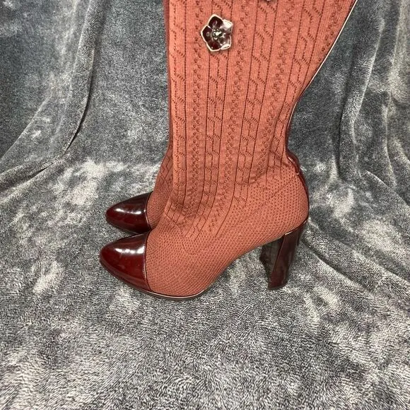 Stuart Weitzman Leather Upper Thigh- Hogh boot Women size Xl- Us 6.5
