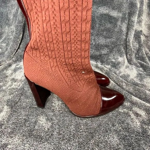 Stuart Weitzman Leather Upper Thigh- Hogh boot Women size Xl- Us 6.5