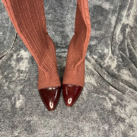 Stuart Weitzman Leather Upper Thigh- Hogh boot Women size Xl- Us 6.5