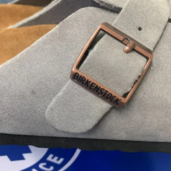 Suede Birkenstock Boston Shoes