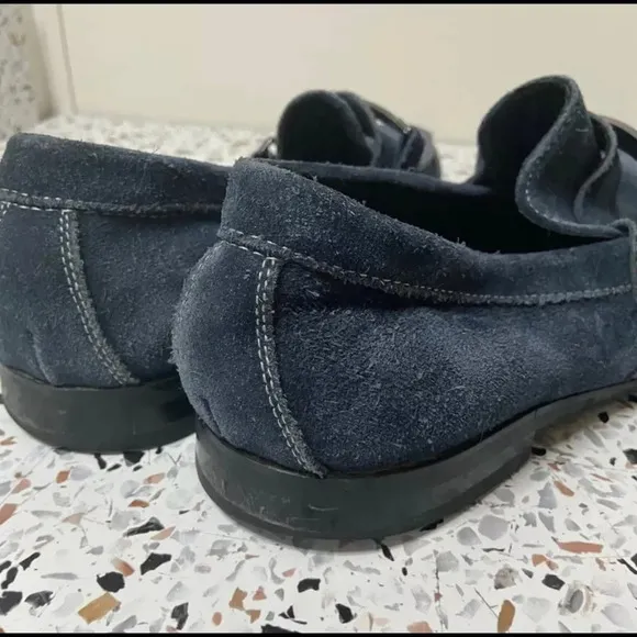 Suede Loafer Slip On Shoe Preppy Mens Size 10.5 STACY ADAMS