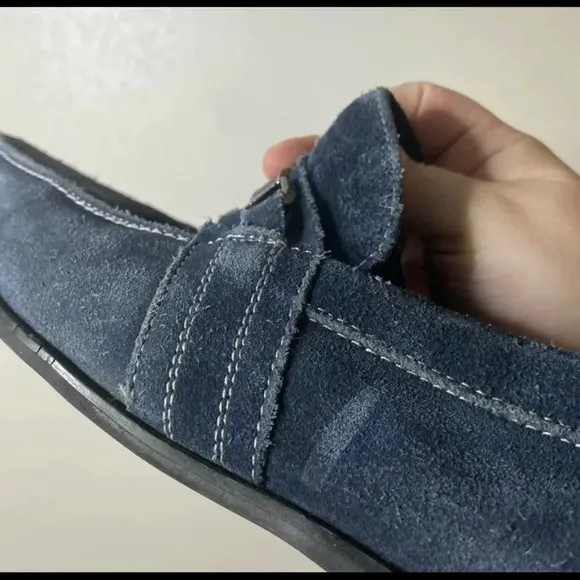 Suede Loafer Slip On Shoe Preppy Mens Size 10.5 STACY ADAMS