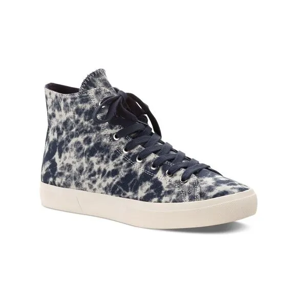 SUN STONE Mens Blue Tie Dye Comfort Mesa Round Toe Lace-Up Sneakers Shoes 13 M