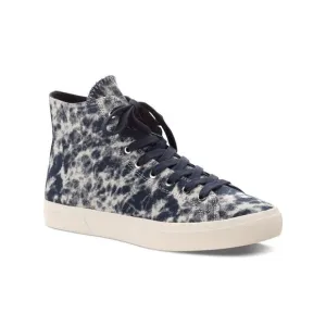 SUN STONE Mens Blue Tie Dye Comfort Mesa Round Toe Lace-Up Sneakers Shoes 13 M