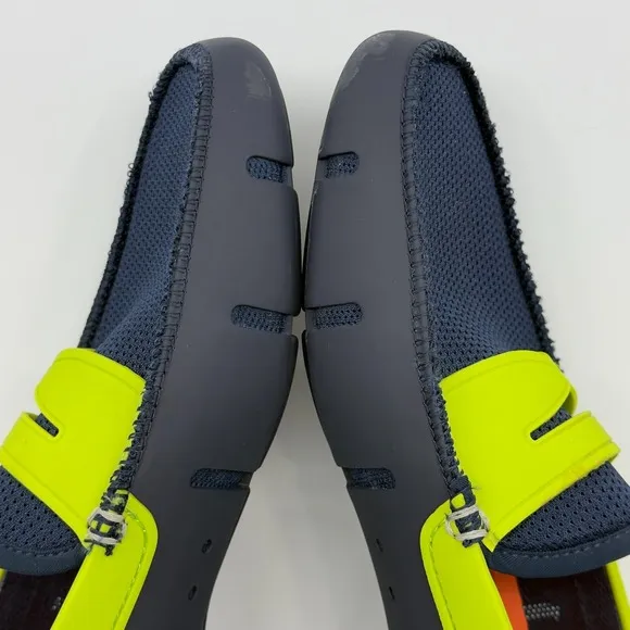 Swims Penny Loafer Water Shoes Mens 10 Blue Green Slip On Boat Deck Moccasins