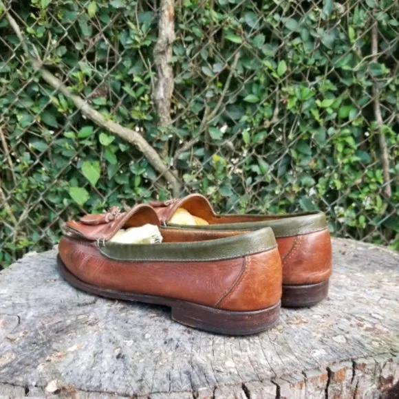 Sz 13 Cole Haan Men Brown Kiltie Loafer Moc Toe
