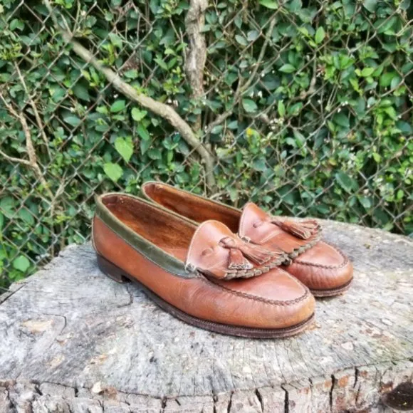 Sz 13 Cole Haan Men Brown Kiltie Loafer Moc Toe
