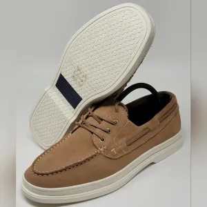 Ted Baker London Men’s Low Top Suede Boat Shoes  US 11 EU 444 Sand Lace Up New
