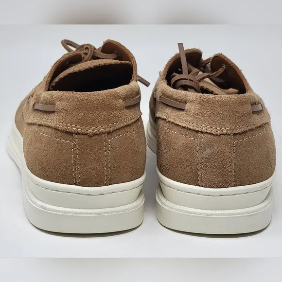 Ted Baker London Men’s Low Top Suede Boat Shoes  US 11 EU 444 Sand Lace Up New