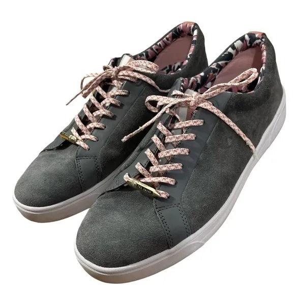 Ted Baker Women’s Suede Sneaker Shoes Size 10