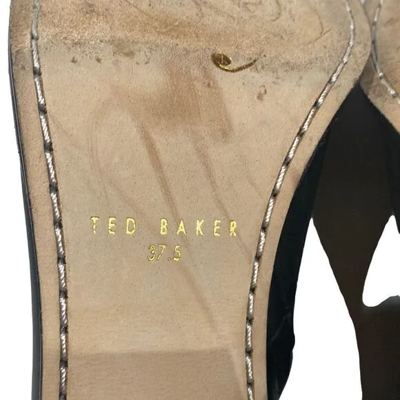 Ted Baker London Leather Ankle Boot Size 37.5