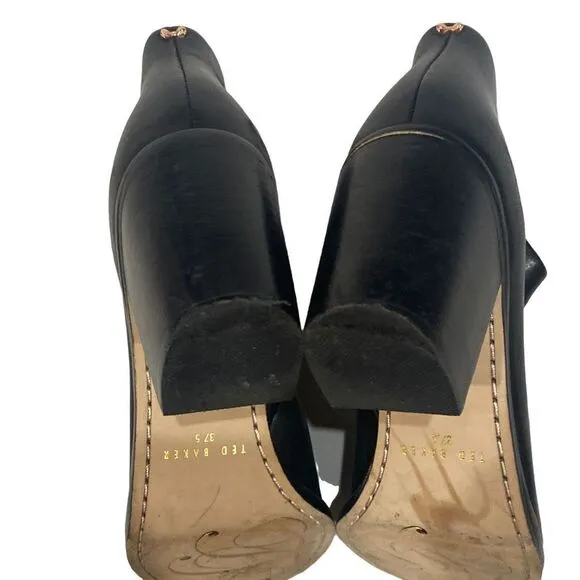 Ted Baker London Leather Ankle Boot Size 37.5