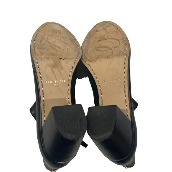 Ted Baker London Leather Ankle Boot Size 37.5