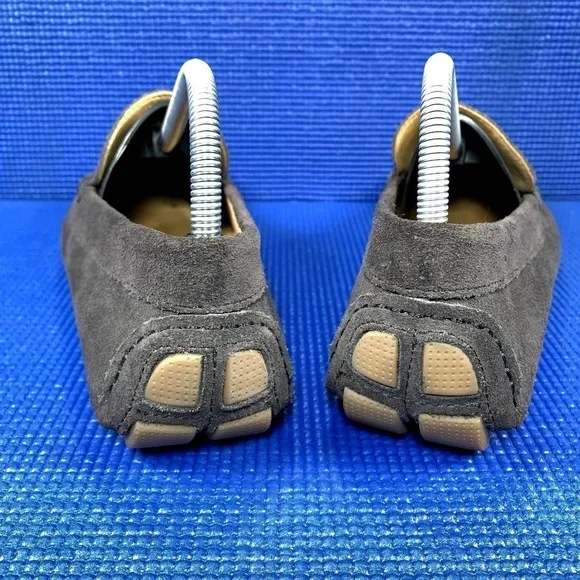 The Men`s Store At Bloomingdale`s PENNY DRIVER Men Size 8M Suede Loafers 104620