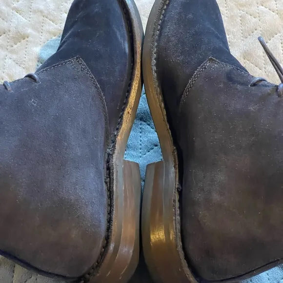 Thursday boot co blue‎ suede shoes men’s size 7.5 pre-owned condition