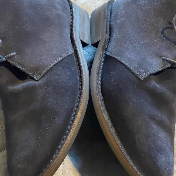 Thursday boot co blue‎ suede shoes men’s size 7.5 pre-owned condition