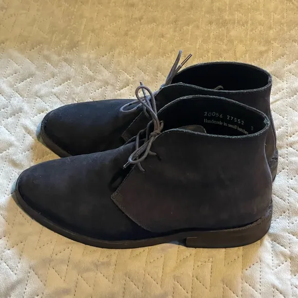 Thursday boot co blue‎ suede shoes men’s size 7.5 pre-owned condition