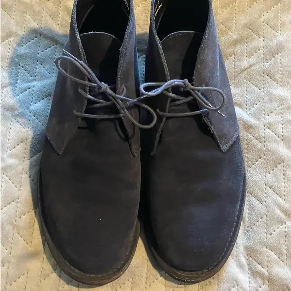 Thursday boot co blue‎ suede shoes men’s size 7.5 pre-owned condition