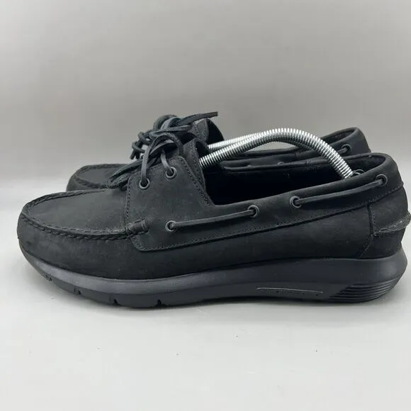 Thursday boots Handsewn Runner Boat Shoes Men Size 11 Black Comfort Extra Light