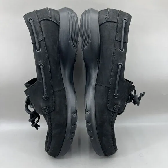 Thursday boots Handsewn Runner Boat Shoes Men Size 11 Black Comfort Extra Light