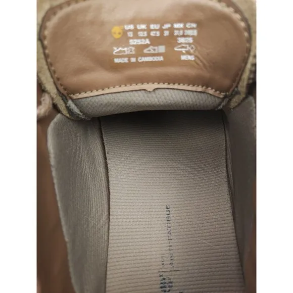 Timberland 5252A Front Country Taupe Suede 3-Eye plain Travel Shoes Men's US 13