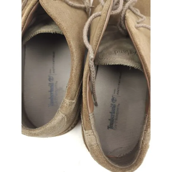 Timberland 5252A Front Country Taupe Suede 3-Eye plain Travel Shoes Men's US 13