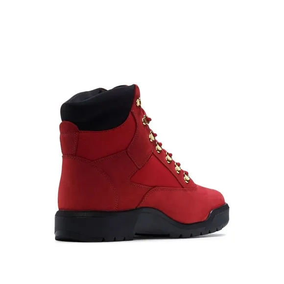 Timberland 6 in Field Boot Dark Red Nubuck TB0A2JNW F41 Men Shoes
