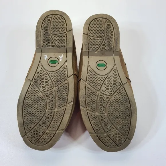 Timberland Boat Shoes Earthkeepers Kia Wah Bay 2 Eyelet Leather, Size 8.5
