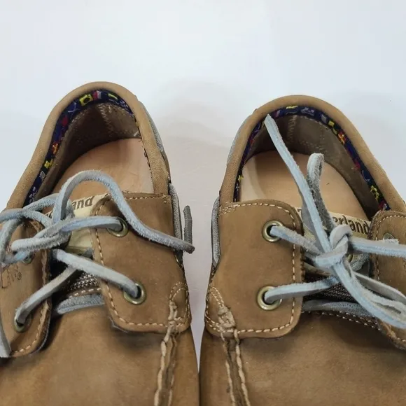 Timberland Boat Shoes Earthkeepers Kia Wah Bay 2 Eyelet Leather, Size 8.5
