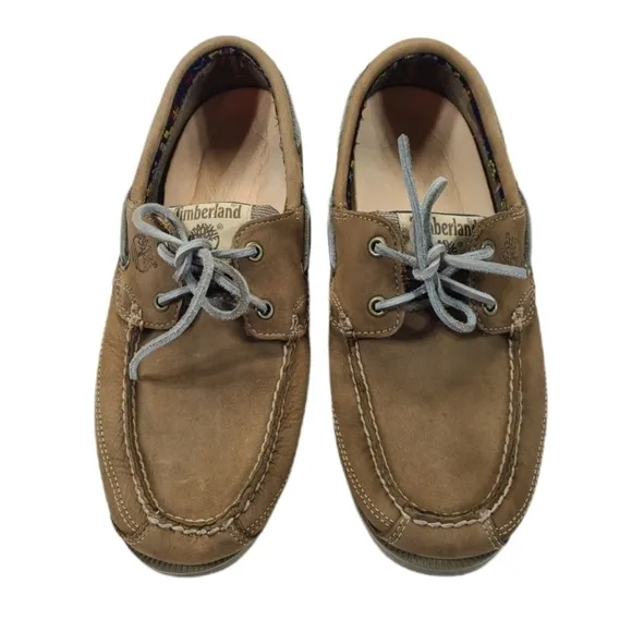 Timberland Boat Shoes Earthkeepers Kia Wah Bay 2 Eyelet Leather, Size 8.5