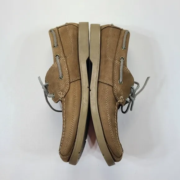 Timberland Boat Shoes Earthkeepers Kia Wah Bay 2 Eyelet Leather, Size 8.5