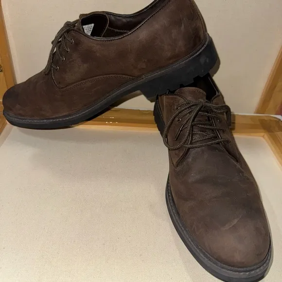 Timberland Brown Suede Derby Oxfords