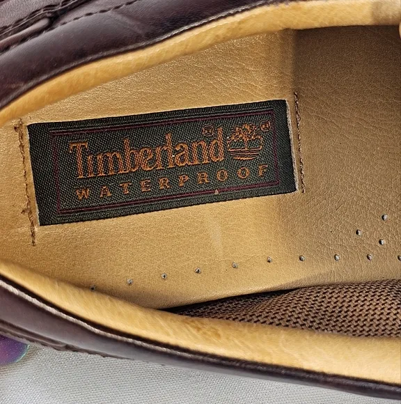 Timberland Saddle Brown Leather Oxford With Smart Comfort Shoes, Men's Size 12M
