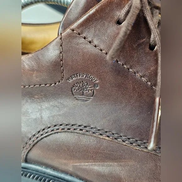 Timberland Saddle Brown Leather Oxford With Smart Comfort Shoes, Men's Size 12M