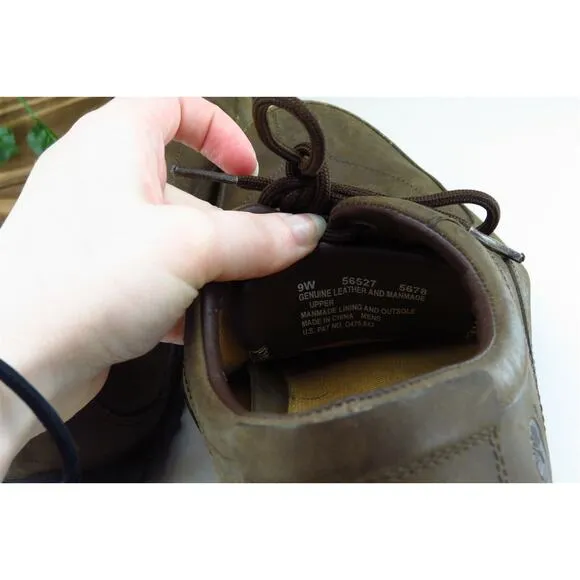 Timberland Shoes Sz 9 W‎ Brown Oxford Leather Men