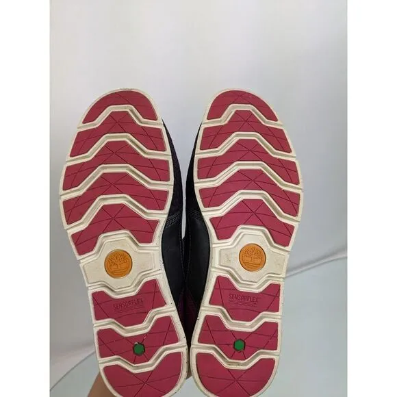 Timberland Willington Oxford Women's Pink Maroon Trainers Shoes A15QB Sz 5.5
