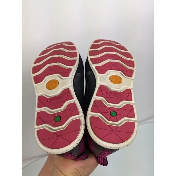 Timberland Willington Oxford Women's Pink Maroon Trainers Shoes A15QB Sz 5.5