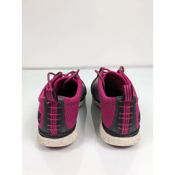 Timberland Willington Oxford Women's Pink Maroon Trainers Shoes A15QB Sz 5.5