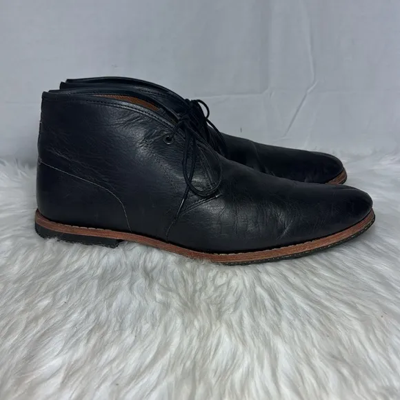 Timberland Wodehouse Men's Black Leather Men's Shoes Sz 12