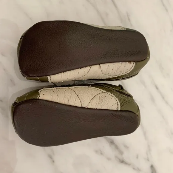Tip Toey Joey Leather Baby Size 3 Shoes NWT