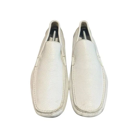To Boot New York Adam Derrick Men's Size 13 White Driving Shoes Moccasins Rare