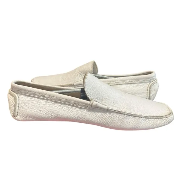 To Boot New York Adam Derrick Men's Size 13 White Driving Shoes Moccasins Rare