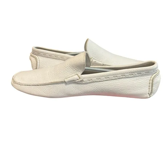 To Boot New York Adam Derrick Men's Size 13 White Driving Shoes Moccasins Rare
