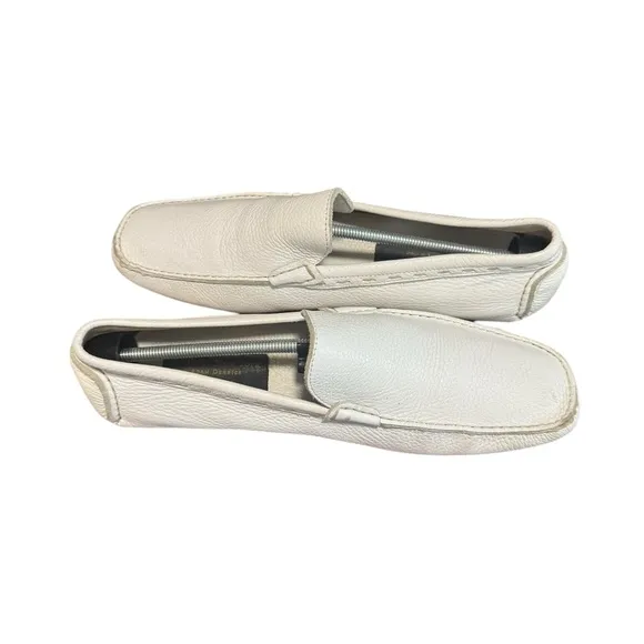 To Boot New York Adam Derrick Men's Size 13 White Driving Shoes Moccasins Rare
