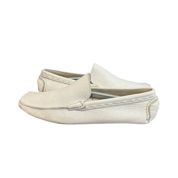 To Boot New York Adam Derrick Men's Size 13 White Driving Shoes Moccasins Rare