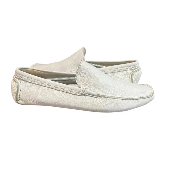 To Boot New York Adam Derrick Men's Size 13 White Driving Shoes Moccasins Rare